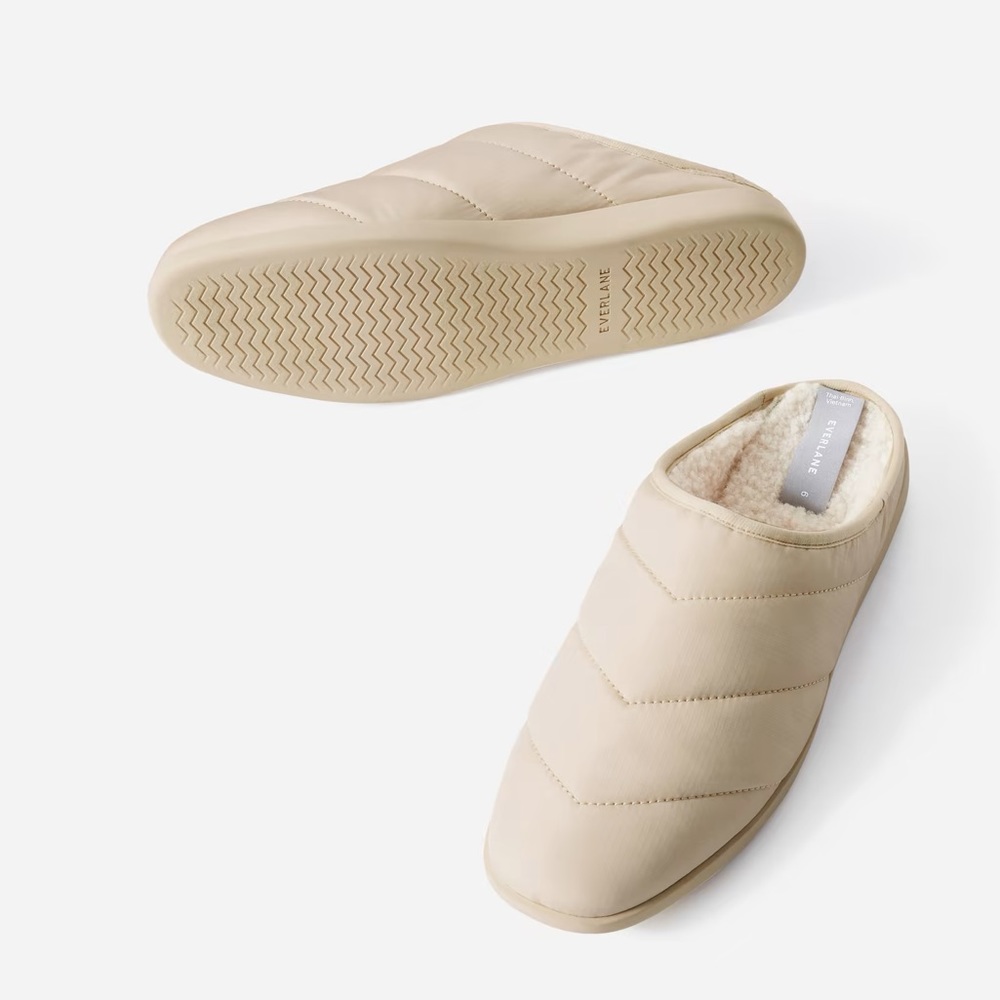 Everlane The Renew Slipper In Parchment View 2